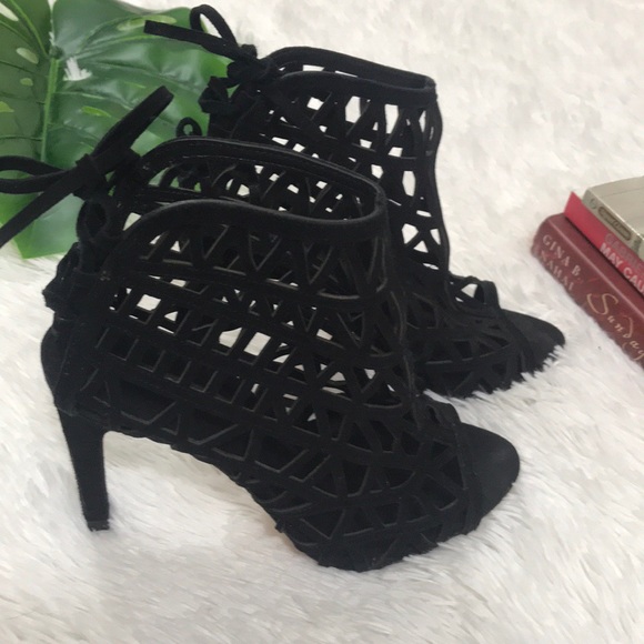 Zara Shoes - Zara Open Toe Cut Out Boots